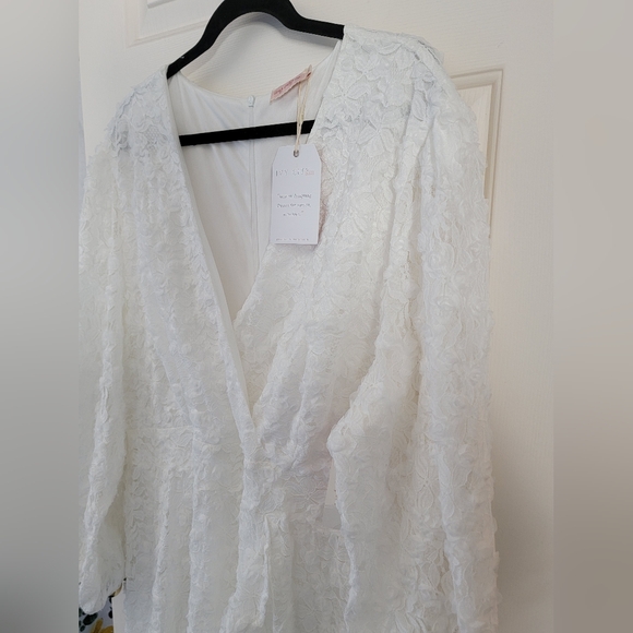 NWT Ivy City Be Mine White Lace Dress - Picture 5 of 14